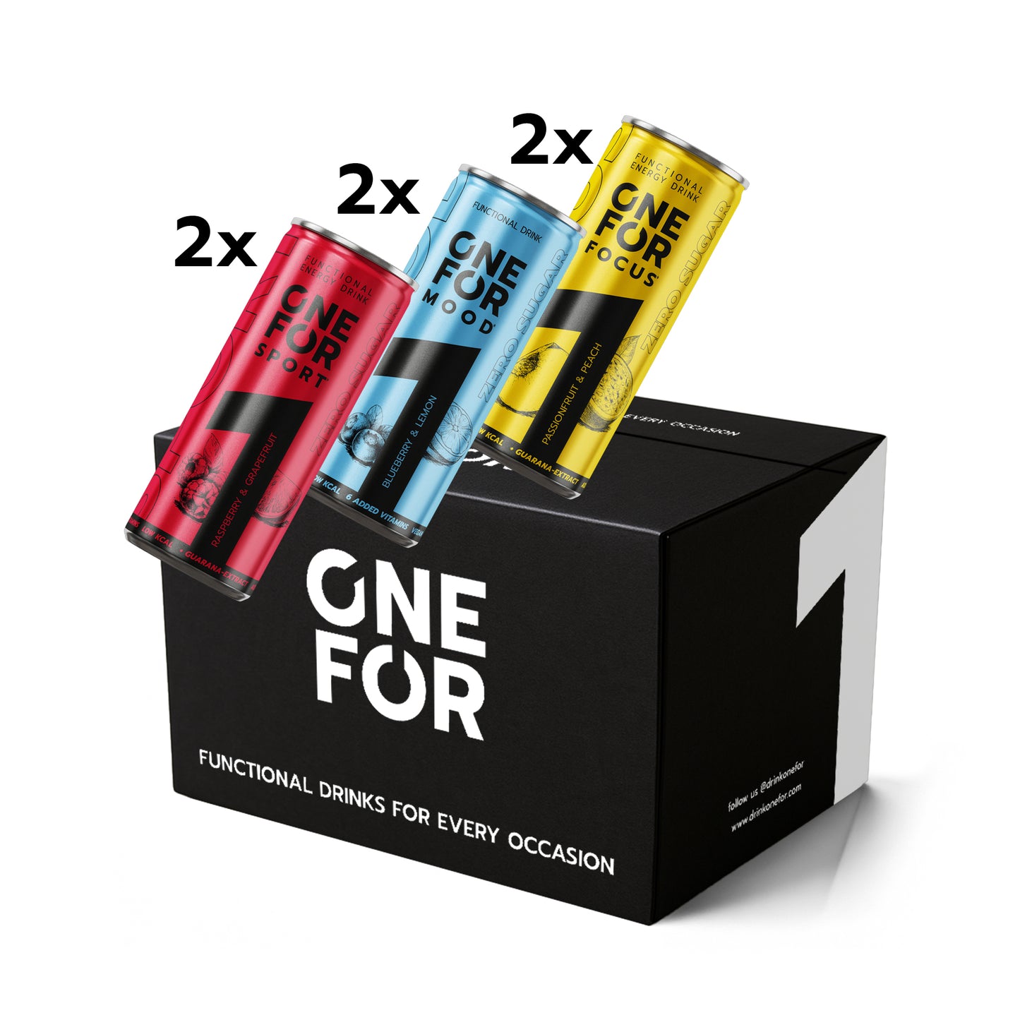 ONE FOR Mix - Pack of 6 (6*250ml)